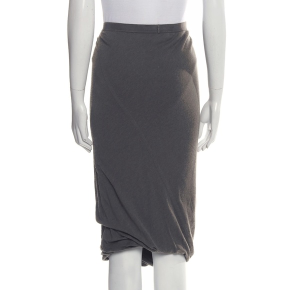 Rick Owens Green Midi Skirt - Picture 3 of 3